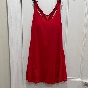 NWT HALARA Red Racerback Athleisure Dress